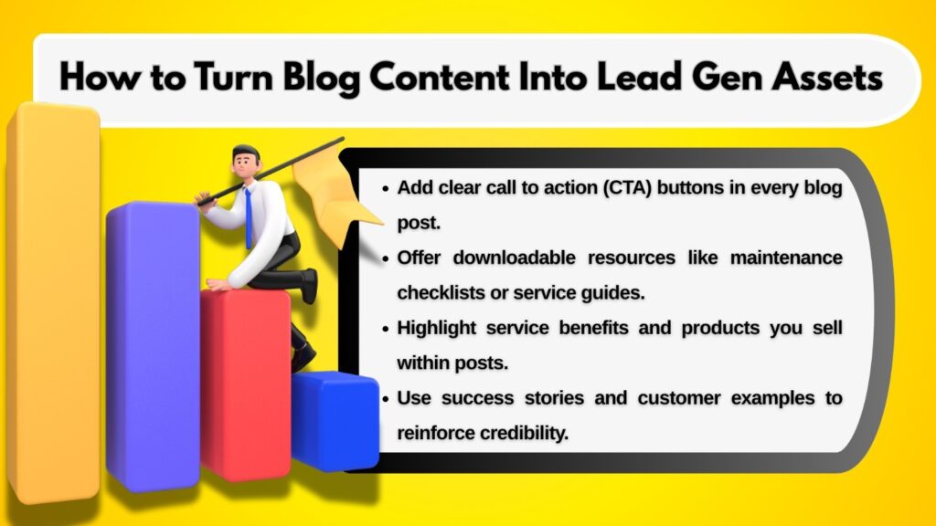 Turning blog content into lead generation tools maximizes ROI for home service contractors.